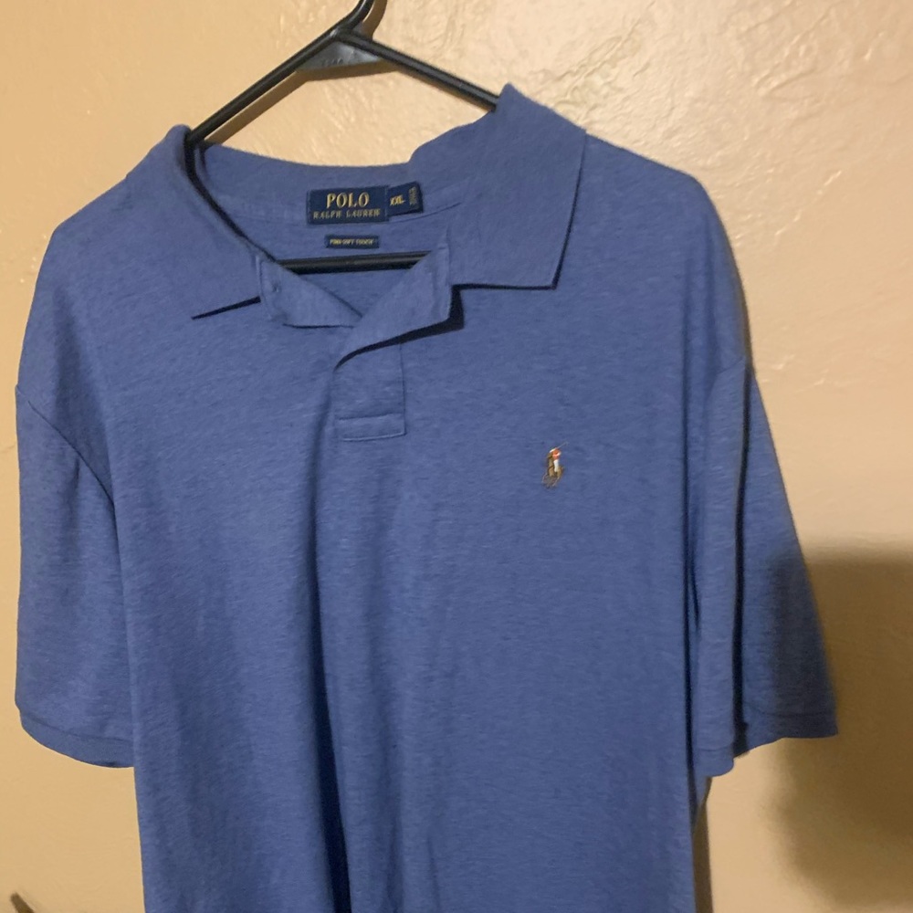 Polo Ralph Lauren blue polo with colored horse